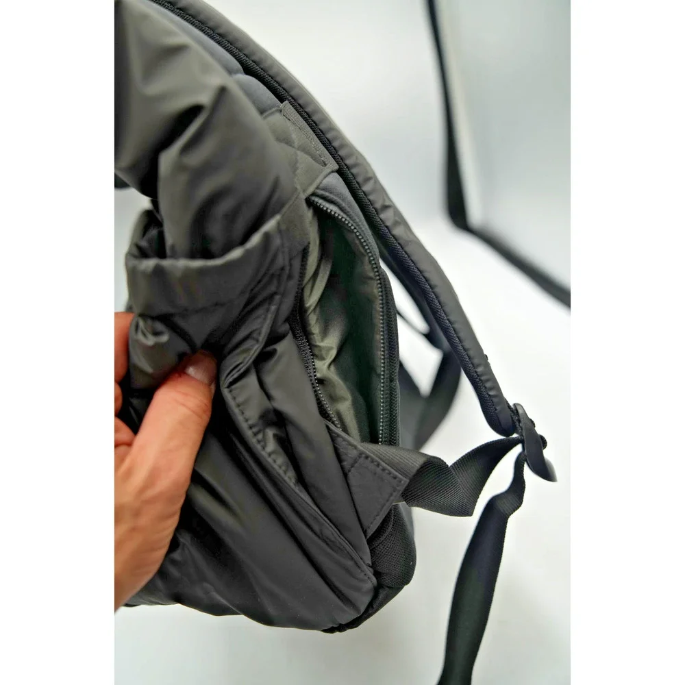One Story Black Puffer Backpack Bundle -Tan Embark Lunchbox and 25+ School Items